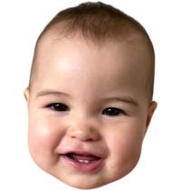 Pegatina de cara